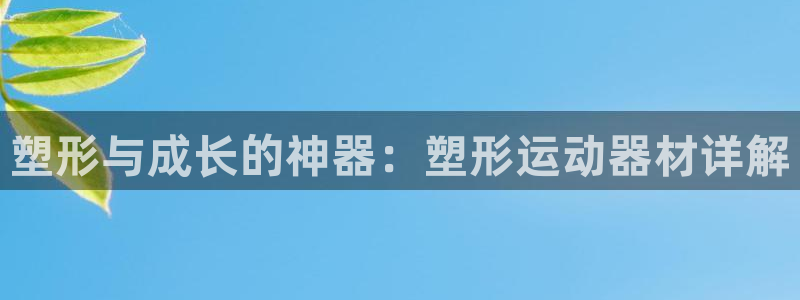 fb体育联系电话：塑形与成长的神器：塑形运动器材详解